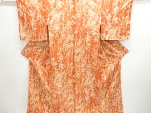 草花模様小紋着物